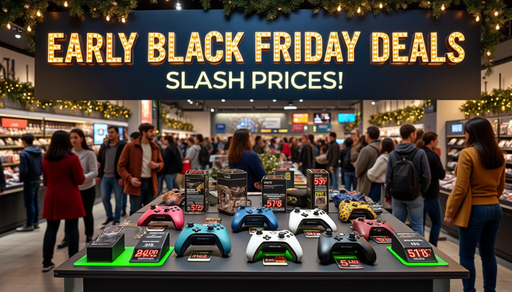 discover amazing early black friday deals featuring significant discounts on exclusive special edition xbox controllers. don't miss your chance to grab these limited-time offers and elevate your gaming experience!