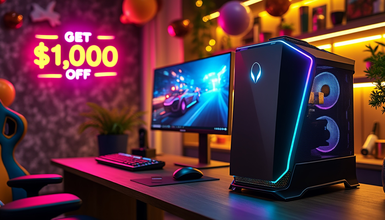 this black friday, seize the opportunity to save $1,000 on the fully loaded alienware aurora r16 rtx 4090 gaming pc. experience unparalleled gaming performance and cutting-edge technology in one powerful machine. don't miss out on this incredible deal!