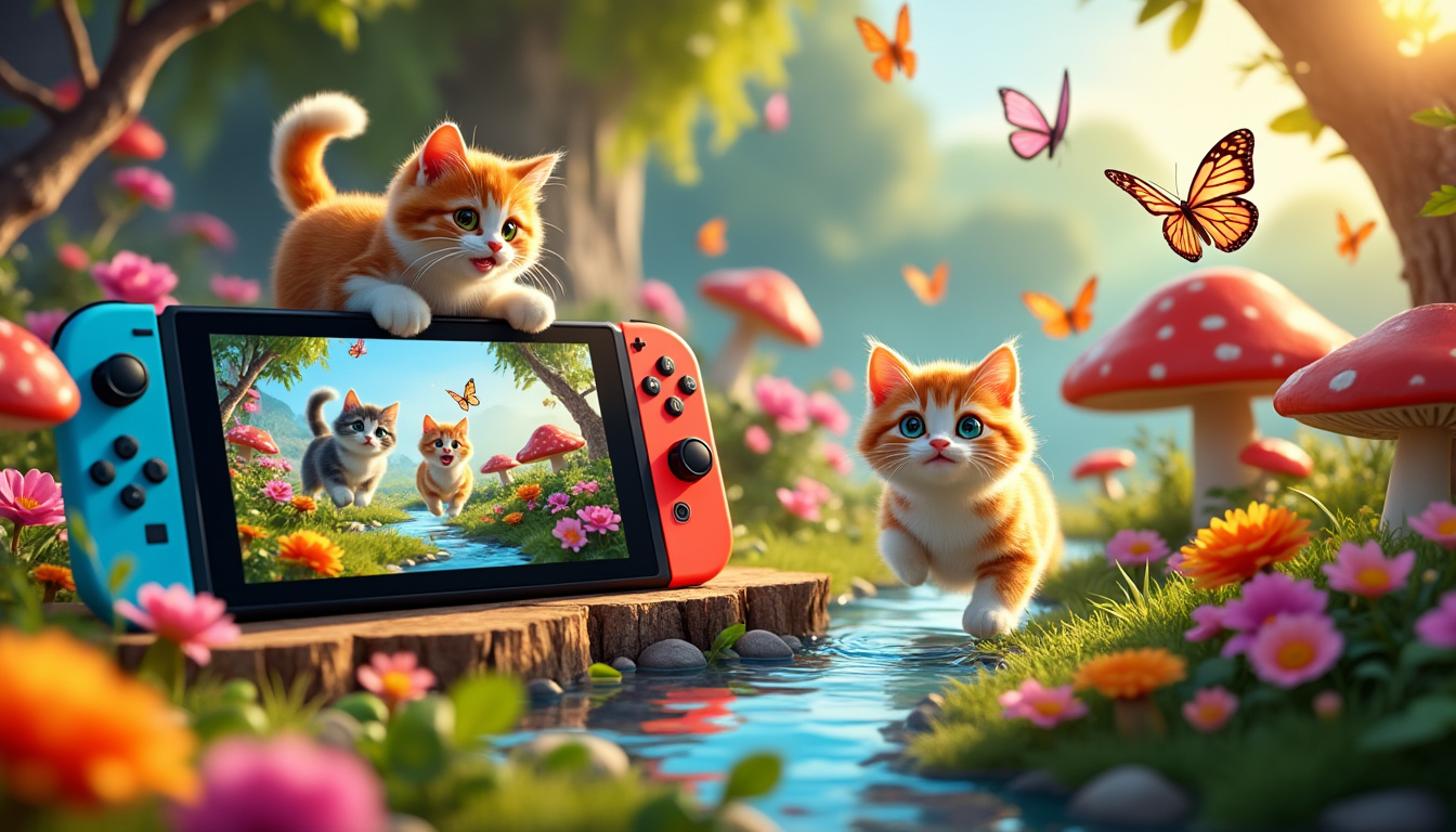 join the feline fun in nintendo switch's latest adventure! discover a captivating world filled with charming cats, engaging gameplay, and delightful surprises. experience a purr-fectly crafted journey that will charm players of all ages!