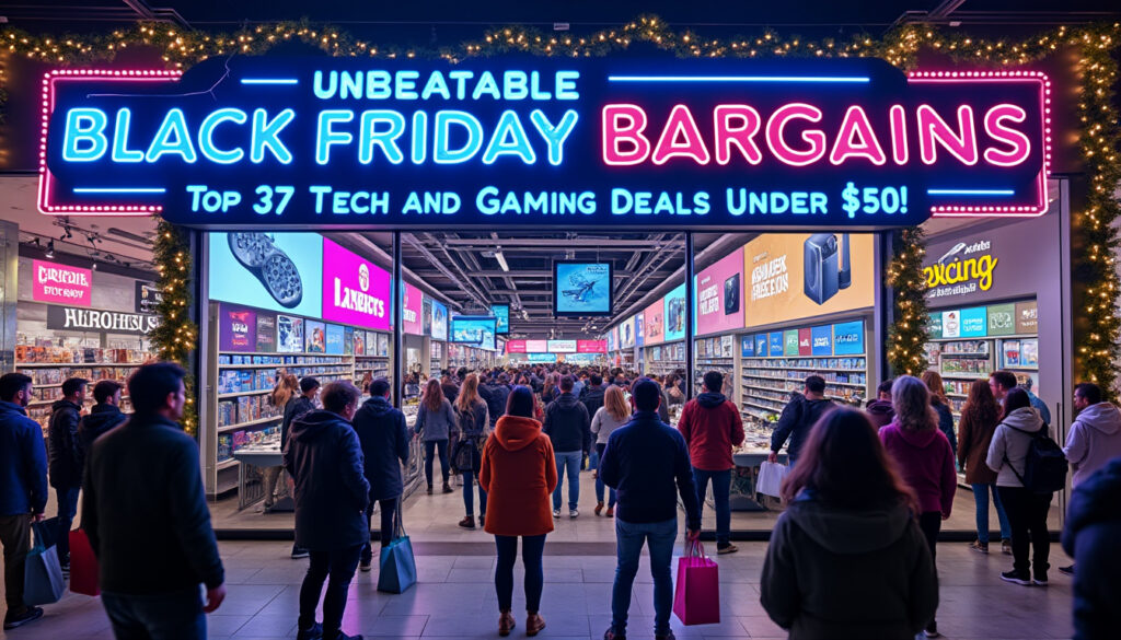 discover the ultimate black friday savings with our curated list of the top 37 tech and gaming deals under $50! grab unbeatable bargains on must-have gadgets and gaming gear, perfect for holiday gifting or treating yourself. don’t miss out on these limited-time offers!