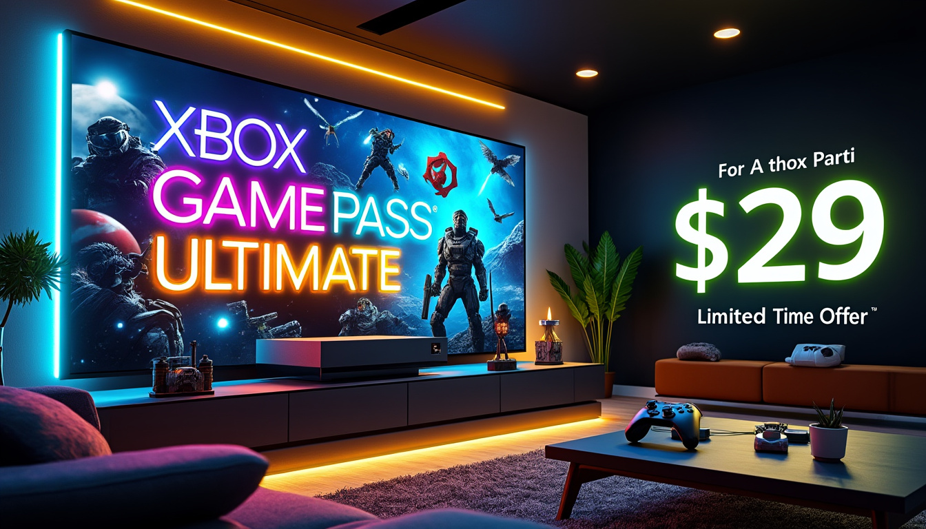 don't miss out on our limited time offer! get 3 months of xbox game pass ultimate for just $29 and enjoy access to hundreds of games on console, pc, and cloud. grab this deal while it lasts!