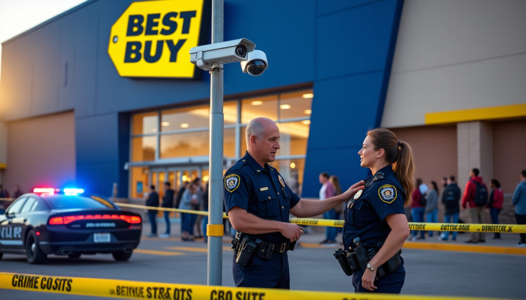 authorities are actively searching for a suspect involved in the theft of a gaming computer at the best buy in menomonee falls. the investigation is ongoing as officials seek information from the public to assist in the case.