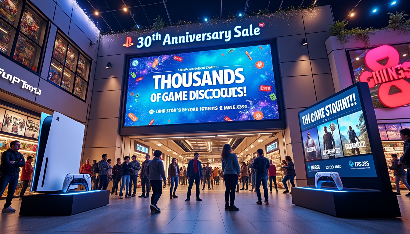 celebrate 30 years of playstation with sony's thrilling cyber monday sale! discover thousands of game discounts, exclusive hardware offers, and more as you indulge in the ultimate gaming experience this holiday season.