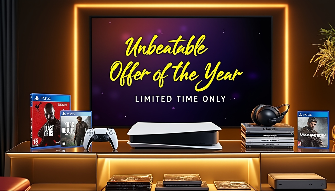 don't miss out on the unbeatable playstation 5 offer of the year! limited time only, grab your chance to own the latest gaming console at an incredible price. elevate your gaming experience with exclusive deals and bundles!