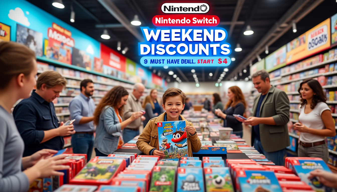 discover unbeatable savings during the massive nintendo switch weekend discounts! explore 19 must-have deals starting at just $4 and enhance your gaming experience without breaking the bank. don't miss out on these exclusive offers!