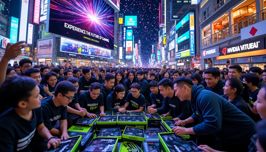 discover the excitement as nvidia's latest gaming chips unleash unprecedented performance and innovation, creating a gaming revolution in tokyo. experience the future of gaming technology that captivates enthusiasts and reshapes the industry.