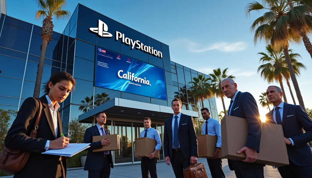 playstation's california office announces a significant workforce restructuring, resulting in the layoff of several employees as part of its strategic realignment efforts.