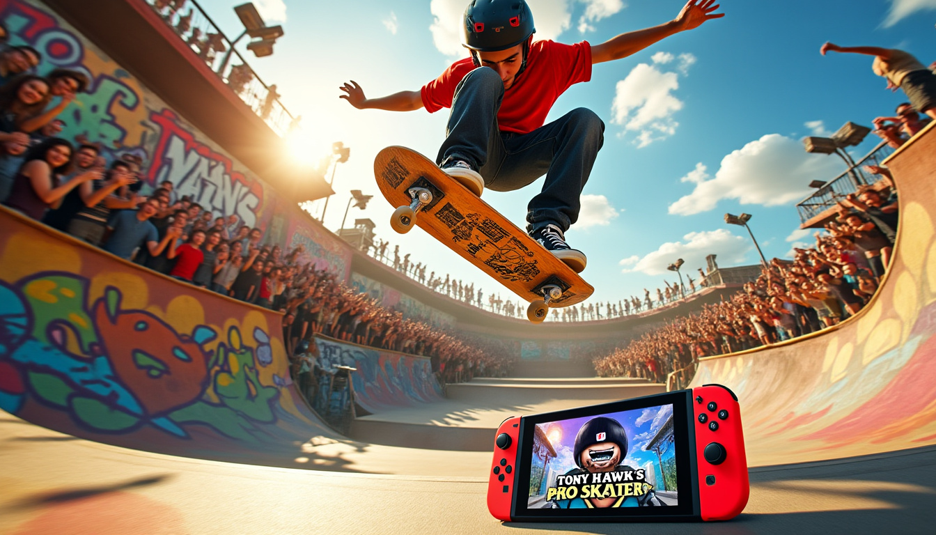 experience the thrill of skateboarding with tony hawk's pro skater 3 and 4, now available on nintendo switch! dive into classic gameplay, complete challenging levels, and master incredible tricks on the go. don't miss out on the ultimate skateboarding adventure!