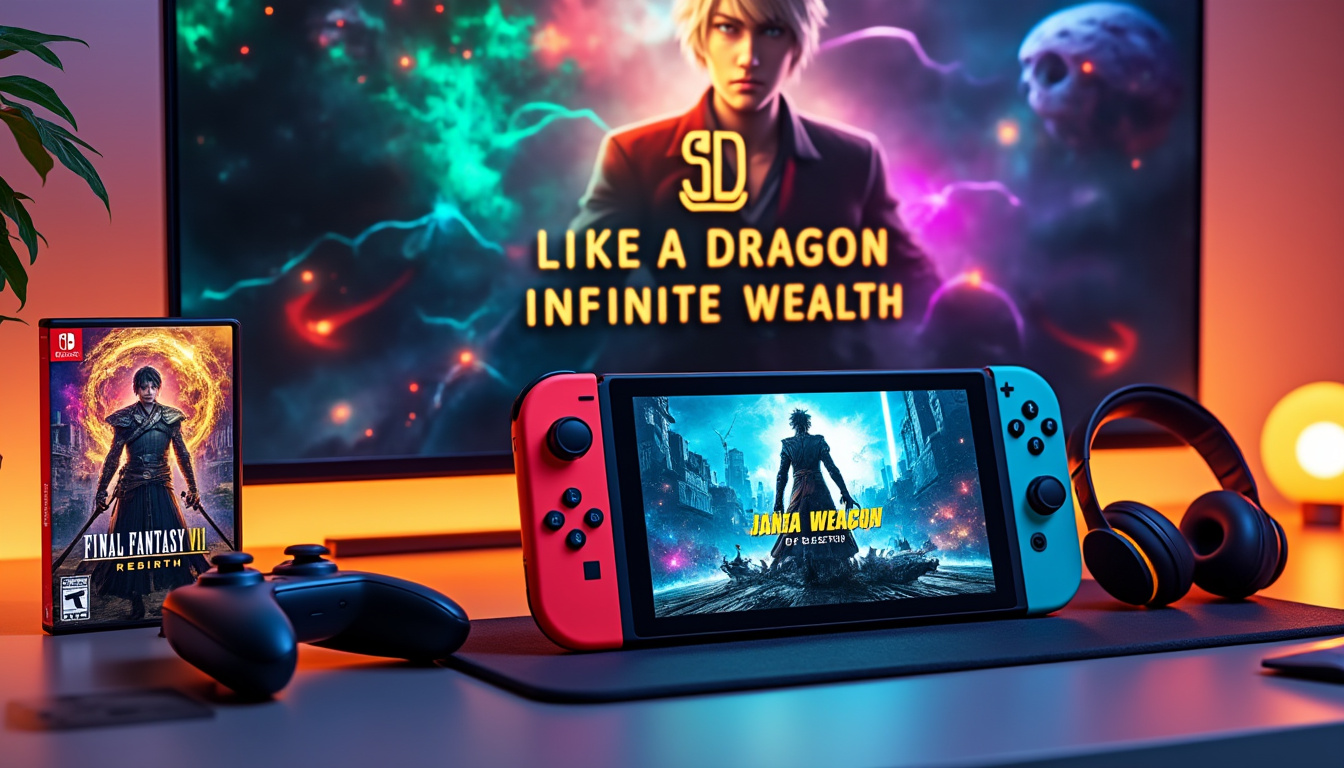 discover today's hottest deals on gaming! dive into amazing offers for the nintendo switch oled, explore the thrilling world of 'like a dragon: infinite wealth', and get ready for an epic journey with 'final fantasy vii rebirth'. don't miss out on these exciting deals and more!